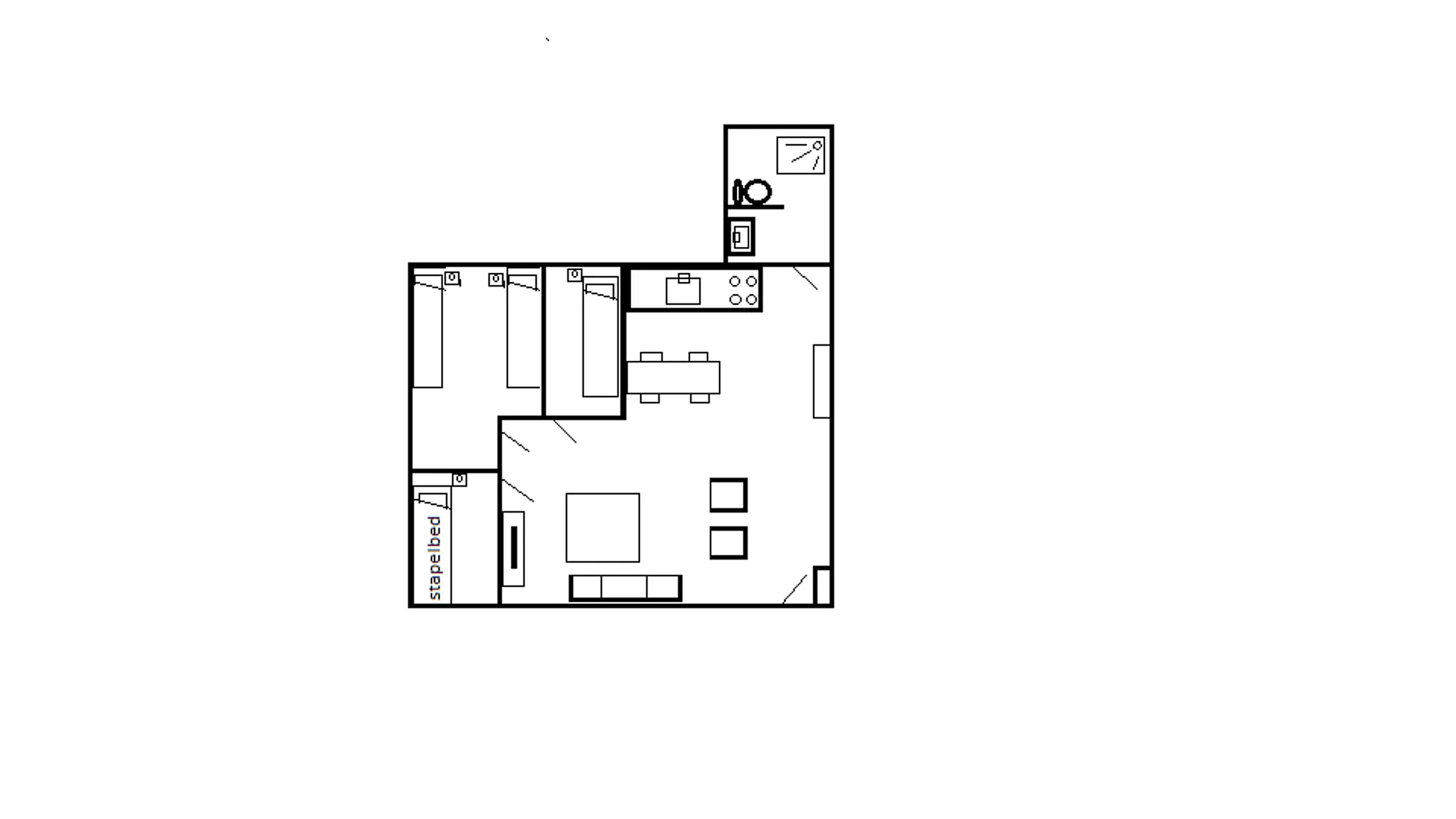 Plattegrond 5 pers